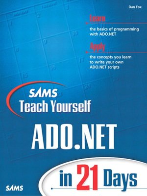 cover image of Sams Teach Yourself ADO.NET in 21 Days